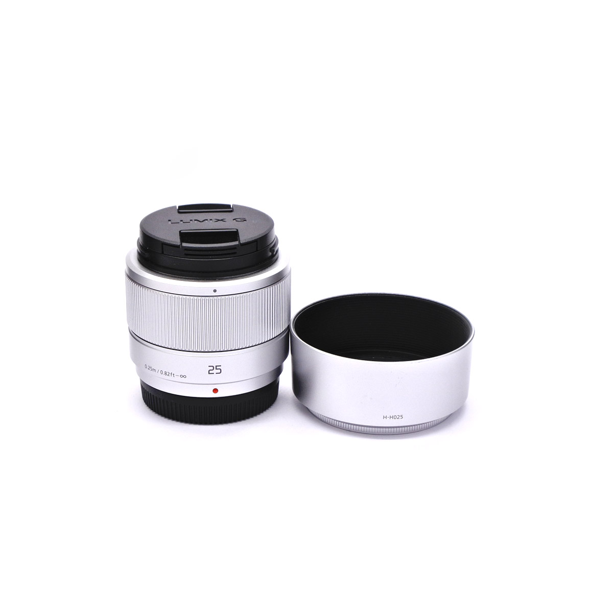 Объектив Panasonic Lumix 25mm f/1.7 G Aspherical silver (состояние 4) (б/у)