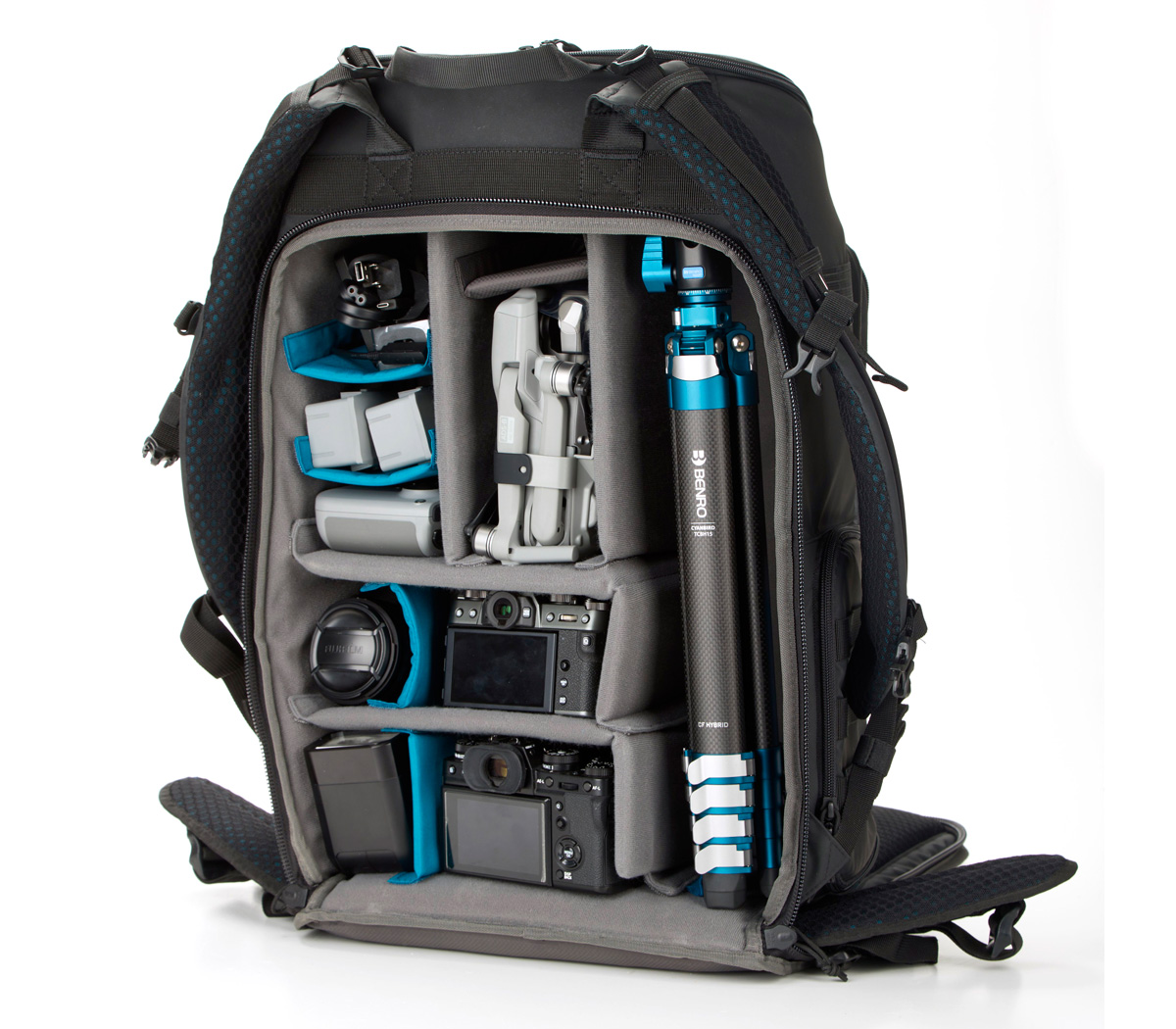 Штатив Benro Cyanbird c шаровой головой N00P, карбоновый (TCBH15N00P)