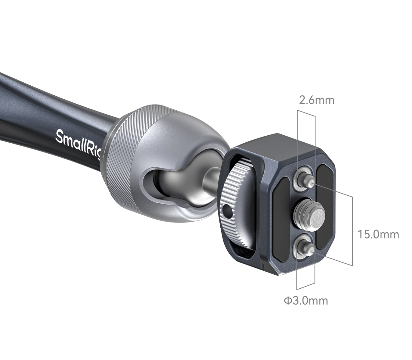 Шарнирный кронштейн SmallRig 4900 10" Rosette Magic Arm, винты ARRI 3/8", 28 см, до 3 кг