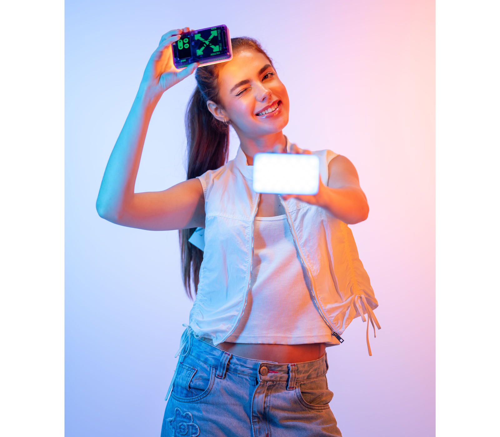 Осветитель Viltrox RB-V12, RGB, 2500-8500К, 12 Вт