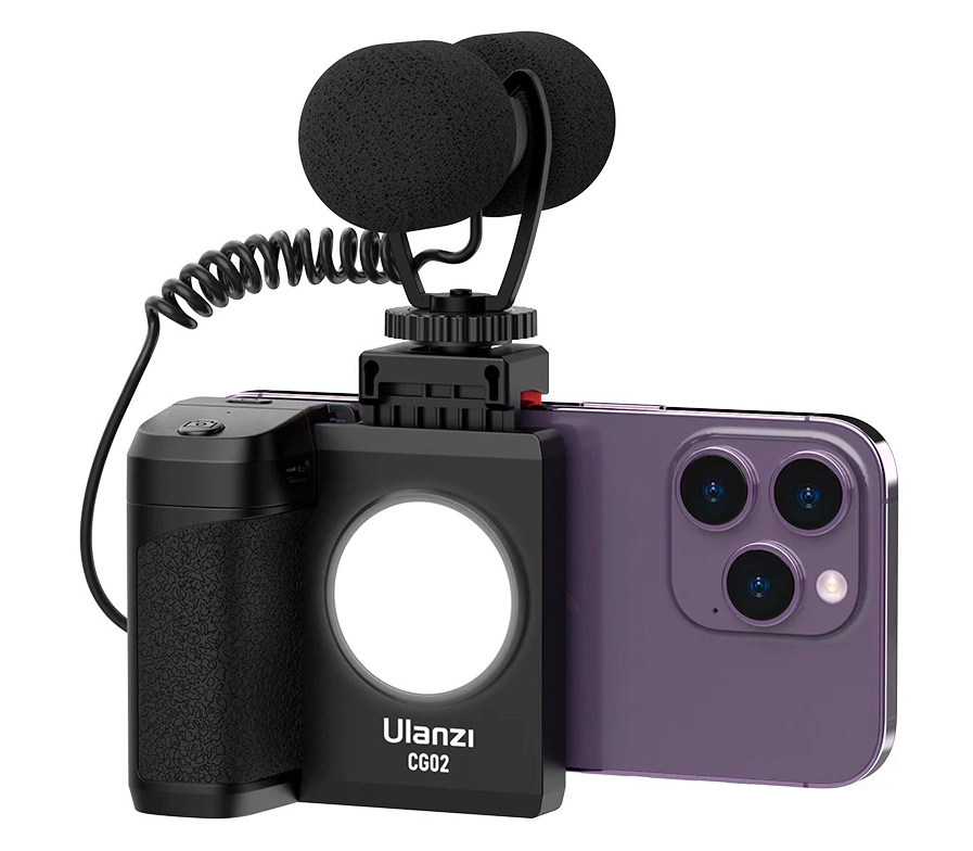 Держатель для смартфона Ulanzi CG-02 V2 Smartphone Camera Grip, с кнопкой спуска