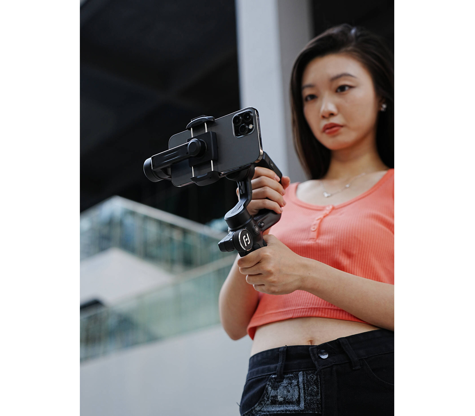 Стабилизатор FeiyuTech Scorp Mini P, трехосевой, для смартфонов, черный