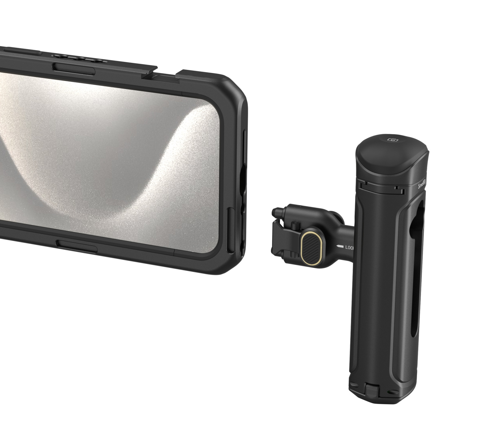 Клетка SmallRig 4393 для iPhone 15 Pro Max + ручка со спусковой кнопкой