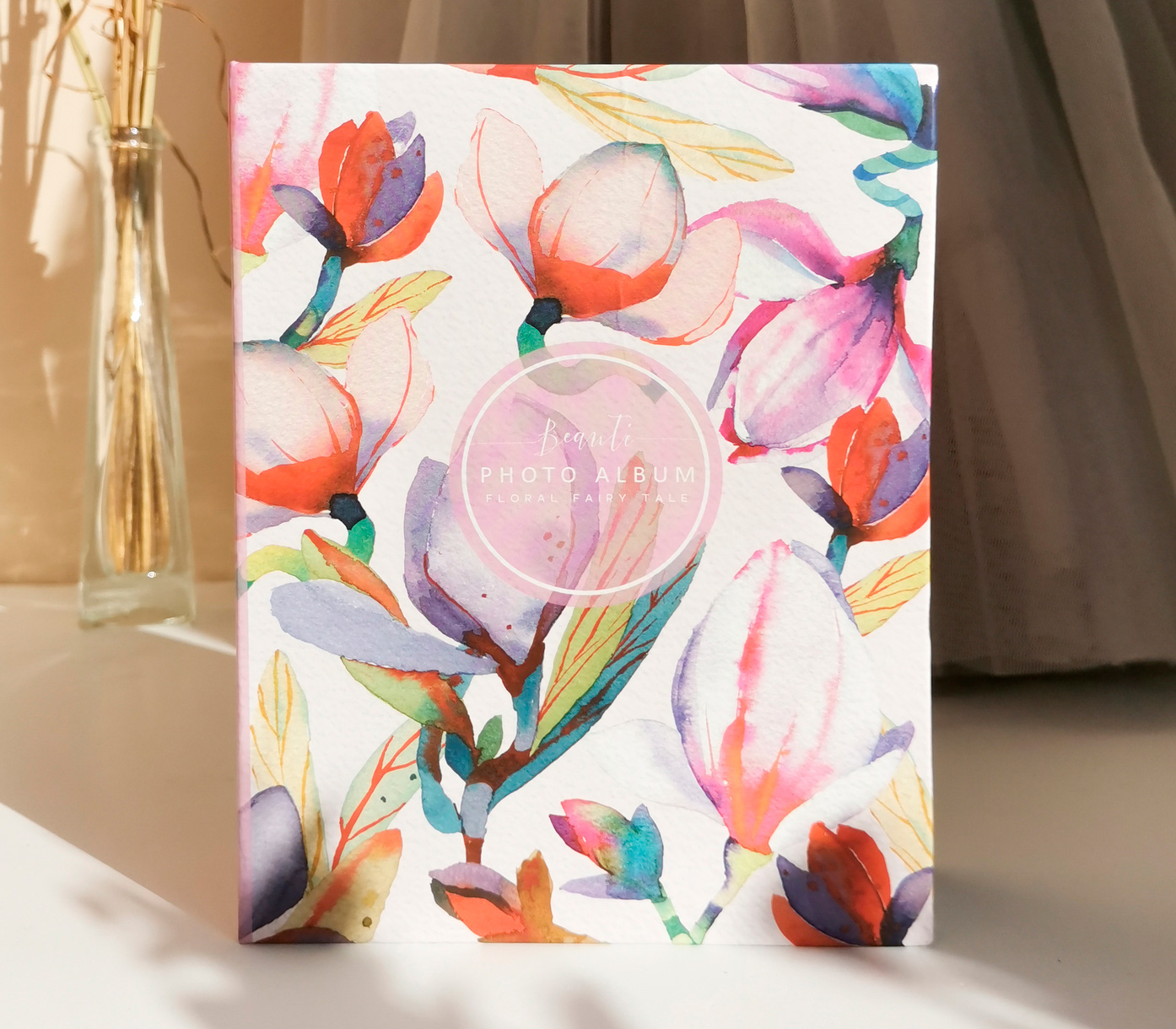 Фотоальбом Полином 10х15 см 100 фото, Flora Art - Магнолия