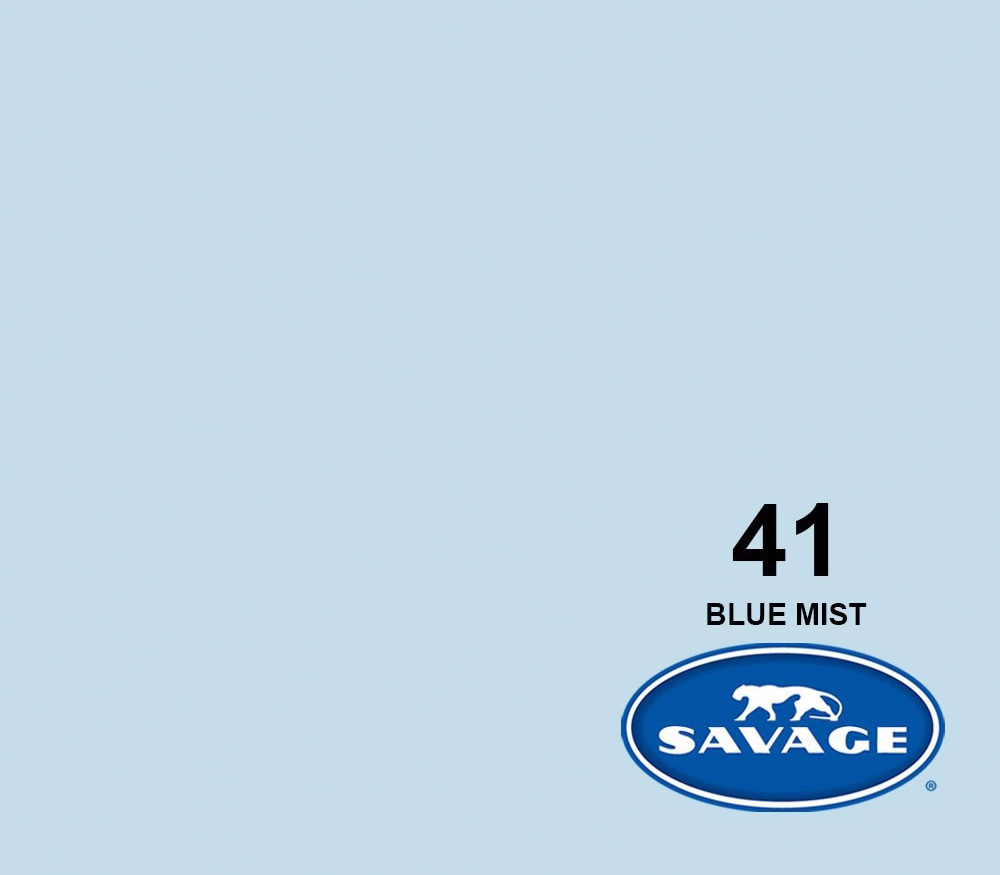 Фон Savage SA 41-12 Blue Mist, бумажный, 2.72x11 м, голубой
