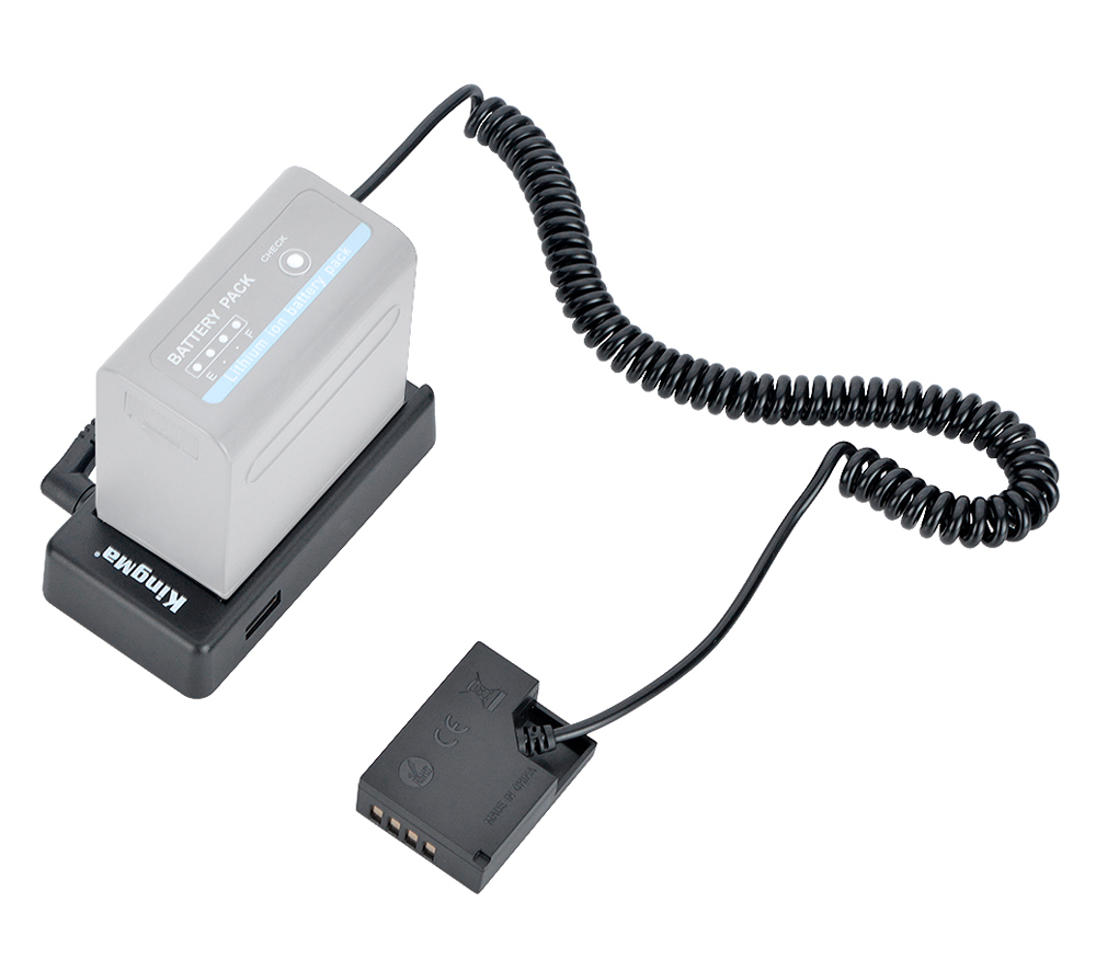 Адаптер питания Kingma DR-W126  + площадка BM-F980D для батарей NP-F