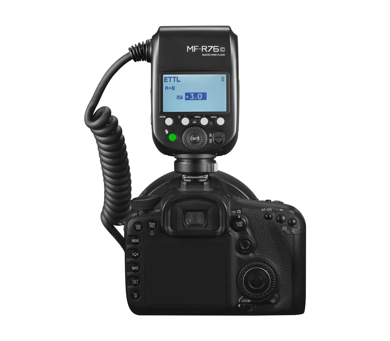Кольцевая вспышка Godox MF-R76C TTL для Canon