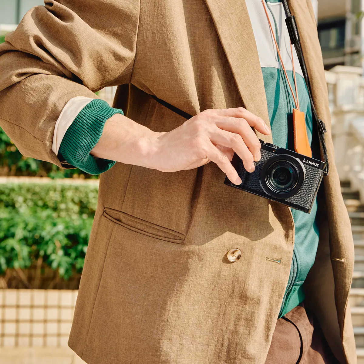Компактный фотоаппарат Panasonic Lumix L10, чёрный