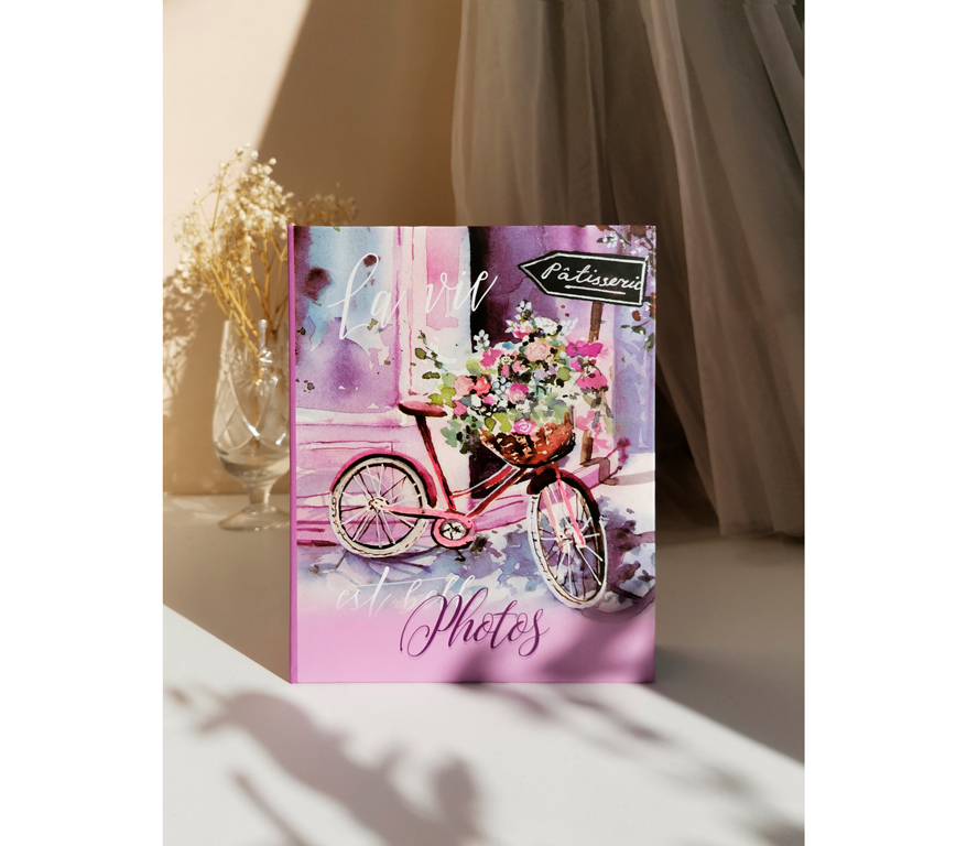 Фотоальбом Полином 200 фото 10х15 см, watercolor travel, Париж