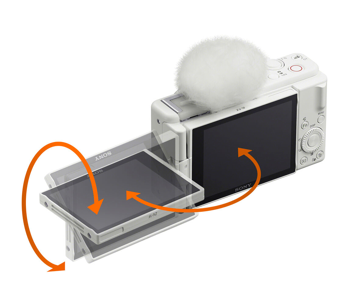 Компактный фотоаппарат Sony ZV-1F, белый