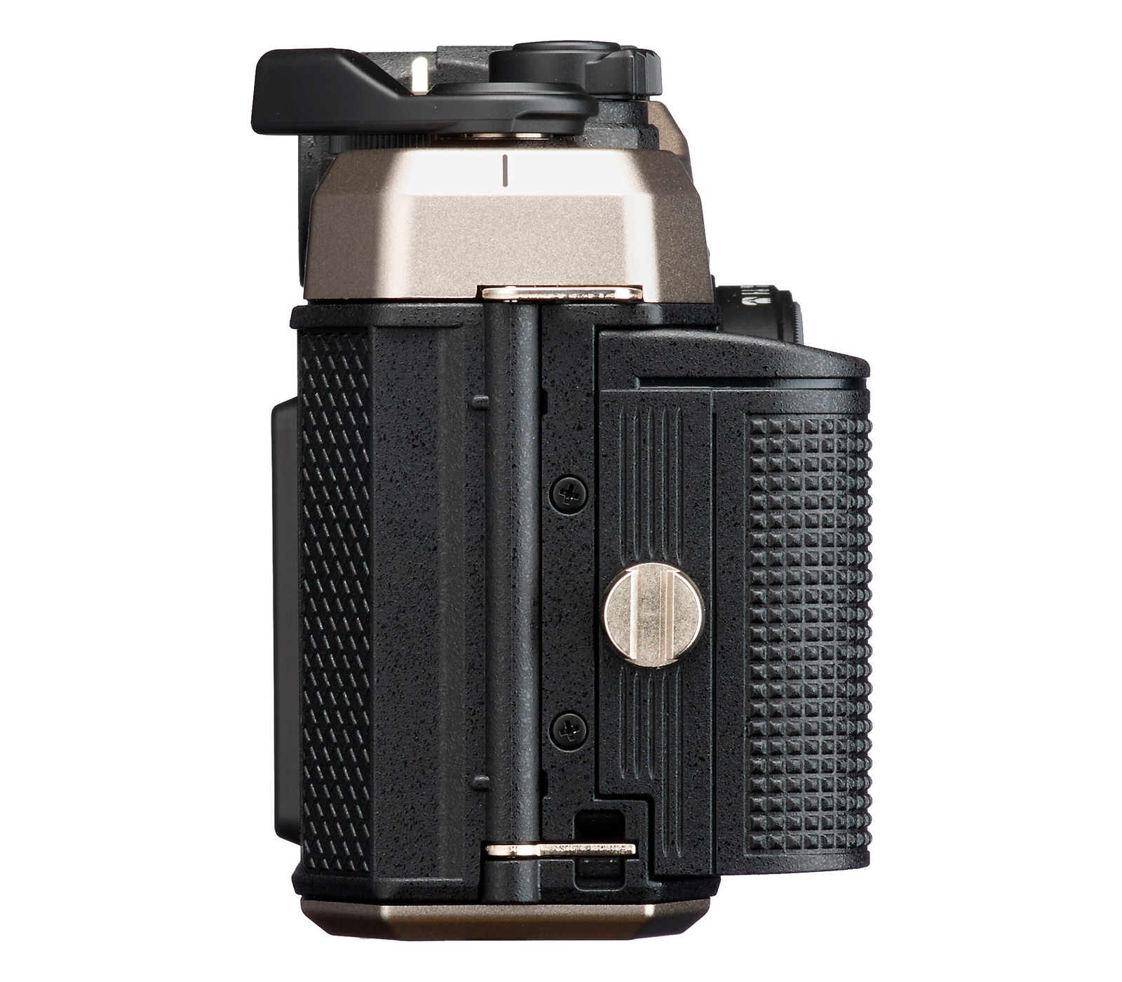 Компактный фотоаппарат Pentax 17, темное серебро