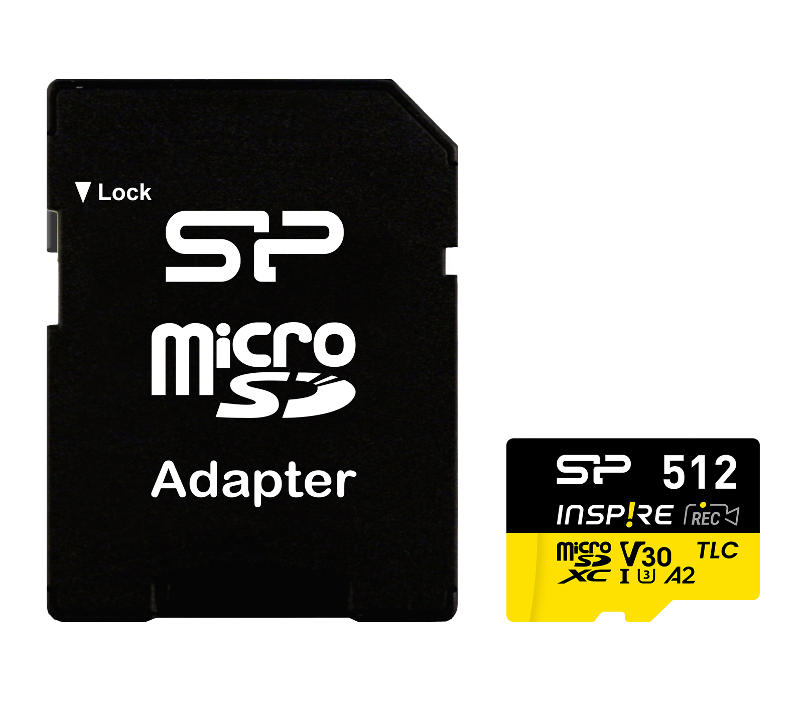 Карта памяти Silicon Power MicroSDXC 512GB Inspire UHS-I V30 / U3 A2 170/150MB/s