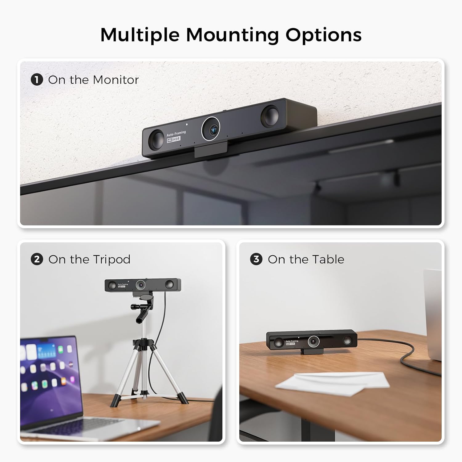 4K веб-камера Nearity V30S, для конференций, 120°, ИИ отслеживание