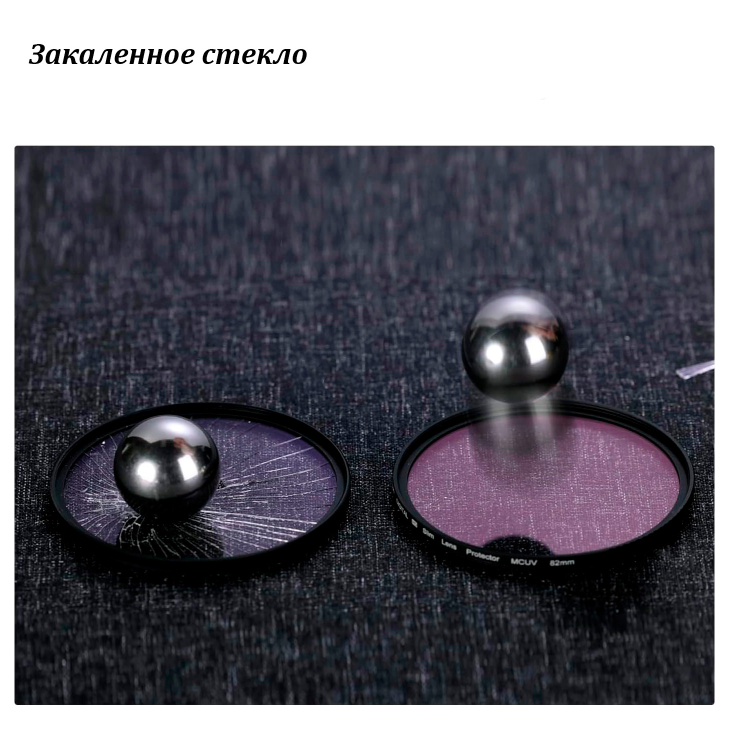 Светофильтр K&F Concept Super Hard MCUV Green Coated, 82 mm