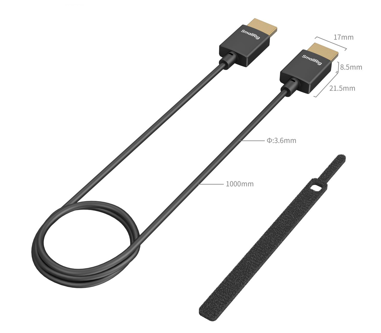 Кабель SmallRig 4794 Ultra Slim 4K HDMI 2.0 A-A, 1 м