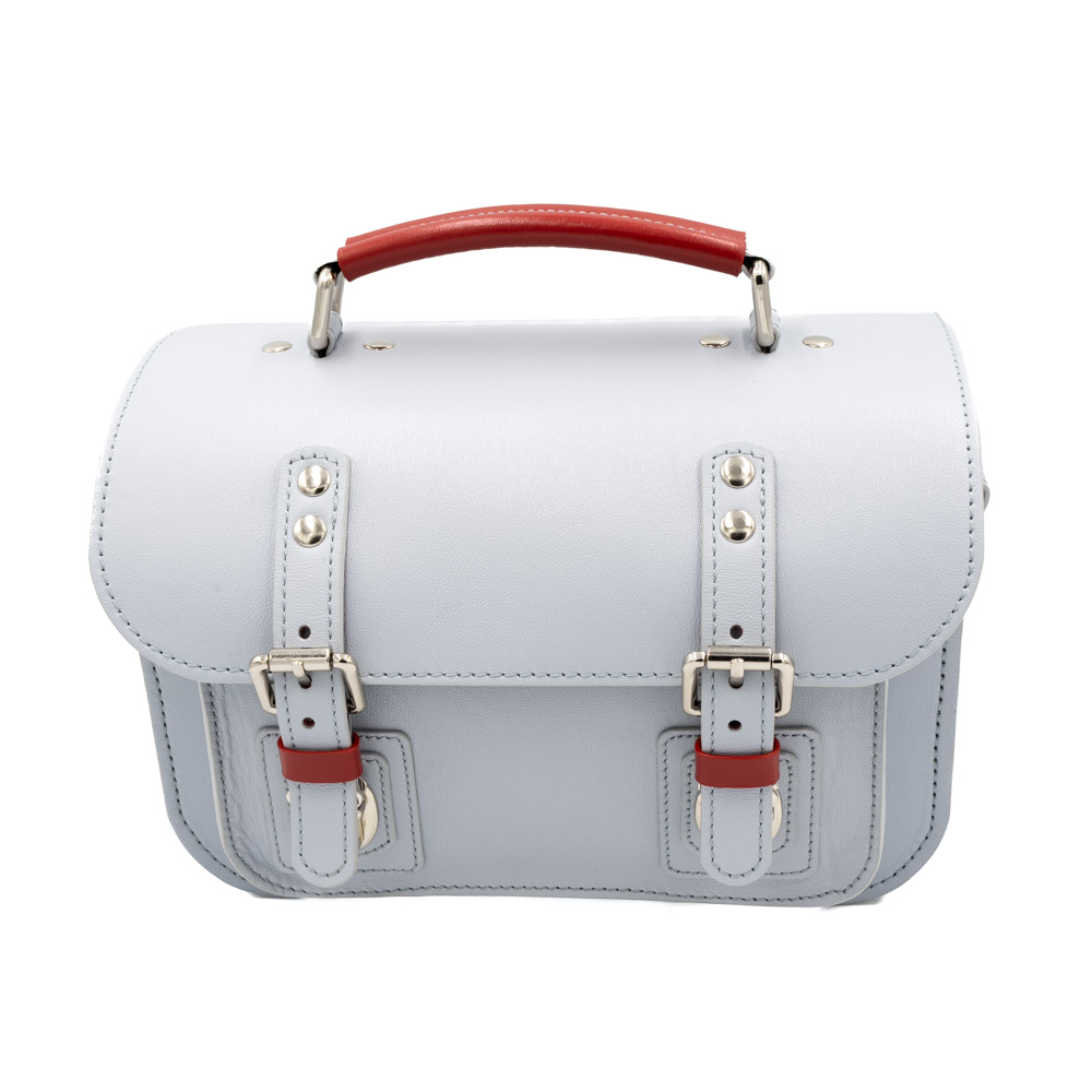 Сумка Kornet Кэмбридж S, кожаная, серая (состояние New) (б/у)