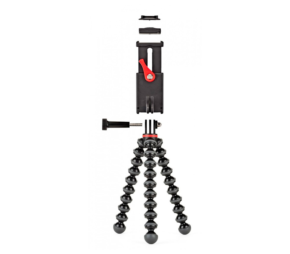 Штатив JOBY GripTight Action Kit, для GoPro и смартфона, черный/серый
