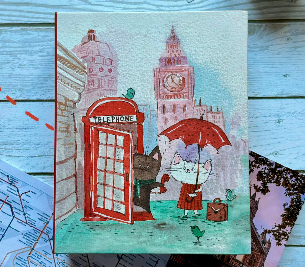 Фотоальбом Полином 10х15 см 200 фото, Приключения хвостиков в Лондоне