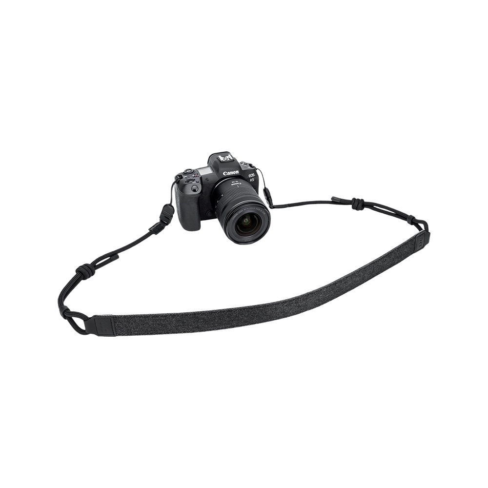 Ремень нашейный JJC FS-BKDS, 120 см, деним, черный