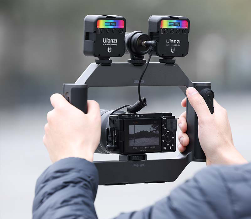 Клетка Ulanzi U-Rig для смартфона или фотокамеры, с освещением (уцененный)