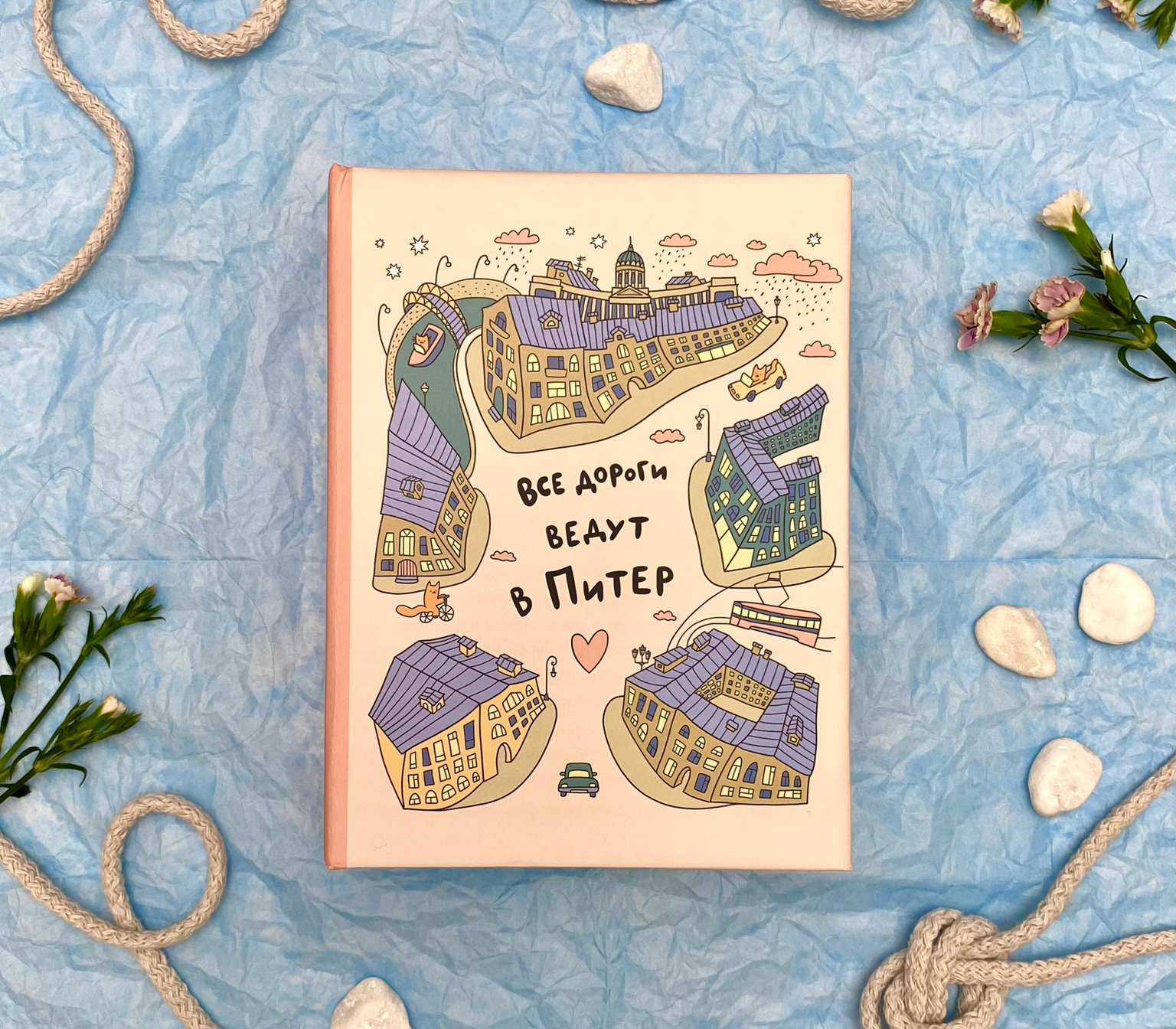 Фотоальбом Полином 10х15 см 100 фото, SPb city art: Pink