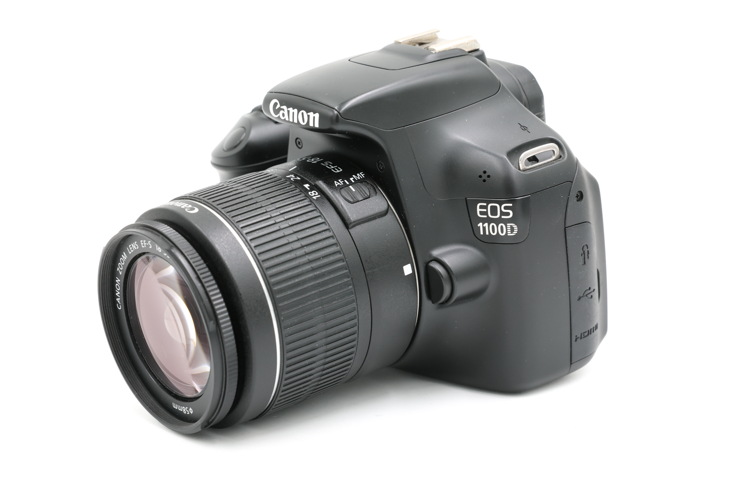Зеркальный фотоаппарат Canon EOS 1100D Kit EF-S 18-55mm f/3.5-5.6 III (состояние 5-) (б/у)