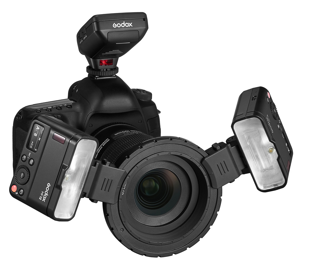 Макровспышка Godox MF12 TTL, универсальная
