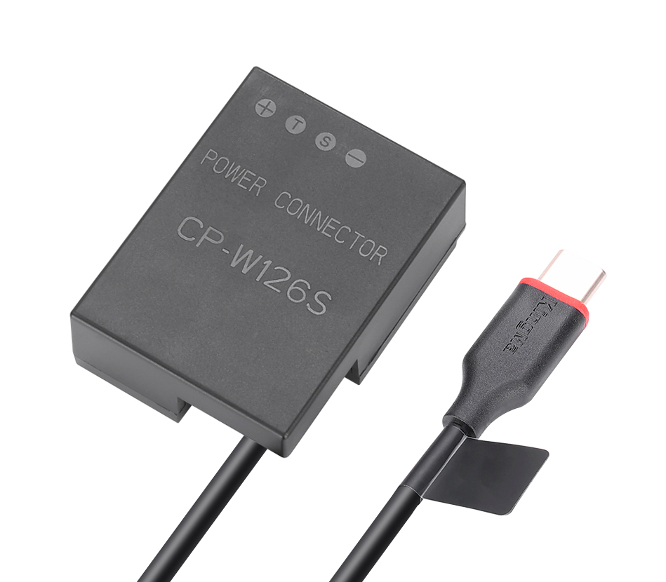 Адаптер питания Kingma TC-W126, USB type C, вместо Fujifilm NP-W126 (уцененный)