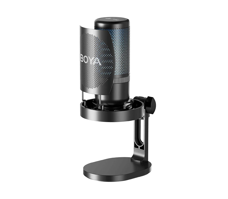 Микрофон Boya K3, настольный, USB, RGB подсветка