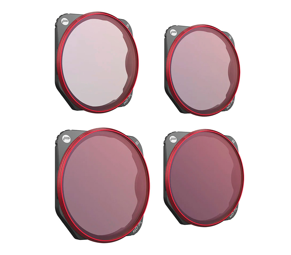 Светофильтры PGYTECH ND-PL 8/16/32/64 Professional Set для DJI Mavic 3 (уцененный)