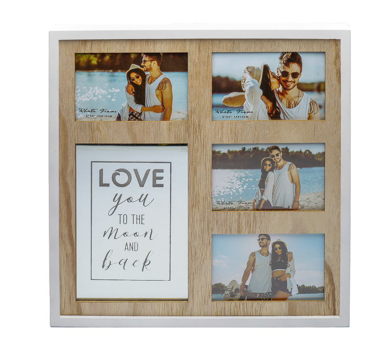 Мультирамка с подсветкой Fotografia на 4 фото 10x15 см, "Love you..." (FFL-822)