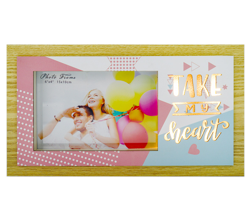 Фоторамка Fotografia 10x15 см, с подсветкой, "Take my heart" (FFL-833)