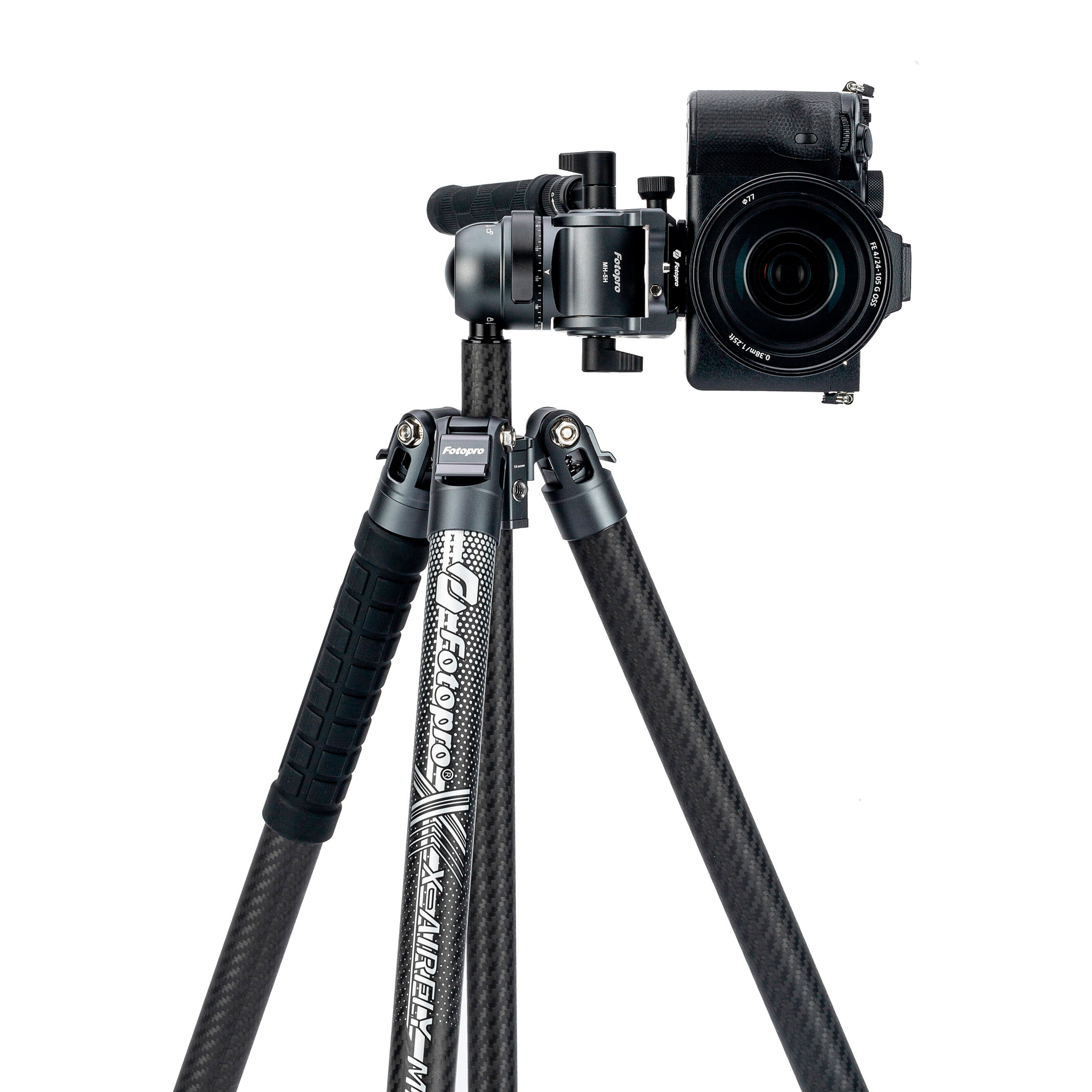 Штатив Fotopro X-Airfly Max Video, карбон, серый
