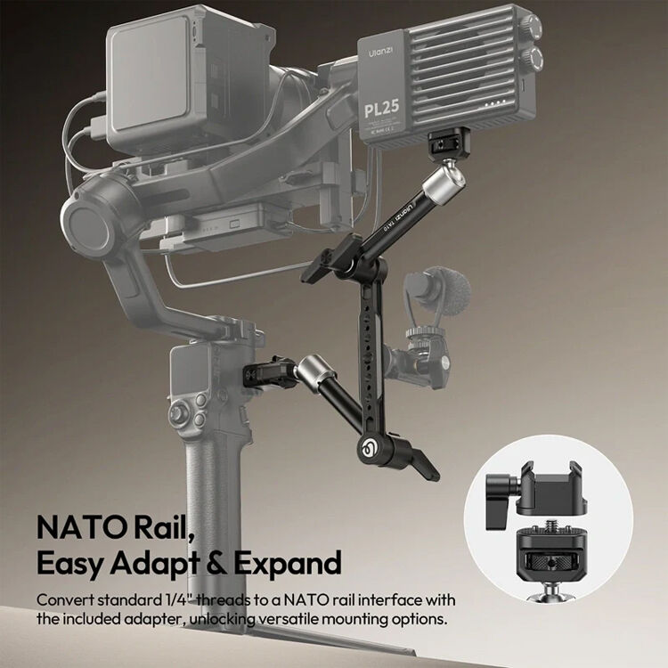 Шарнирный кронштейн Ulanzi TA10 3-Section Magic Articulating Arm, до 2 кг
