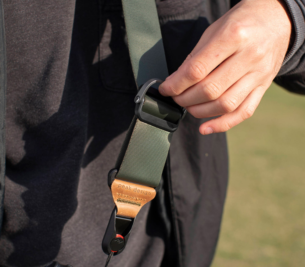 Ремень Peak Design Camera Strap Slide, темно-зеленый (Sage)