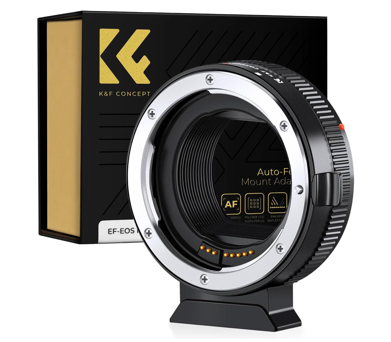 Адаптер K&F Concept EF-EOS R II AF, объективы Canon EF/EF-S на камеры Canon EOS R