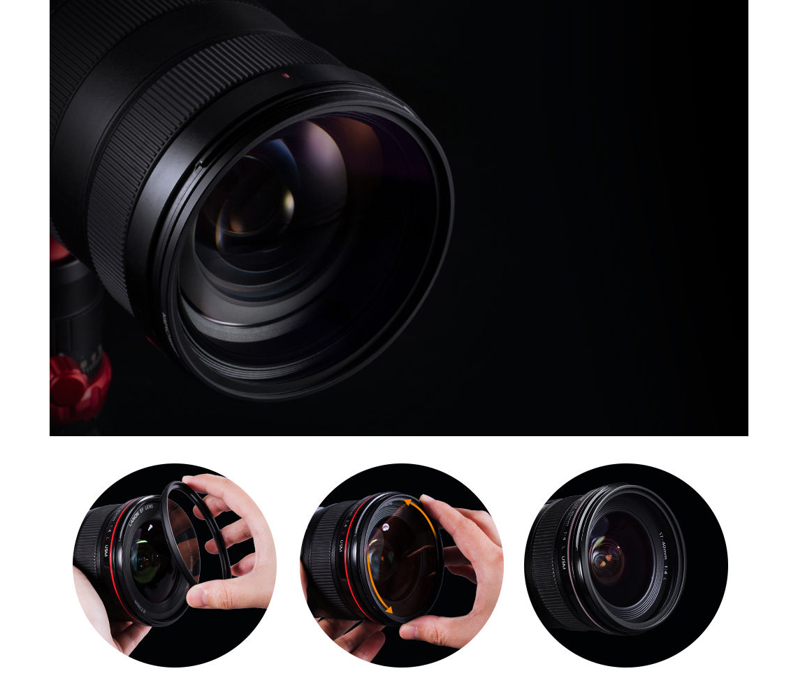 Светофильтр K&F Concept HMC UV, Blue Coated, 58 мм