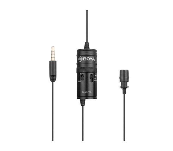 Микрофон Boya BY-M1Pro, петличный, 3.5 мм TRS / TRRS (уцененный)