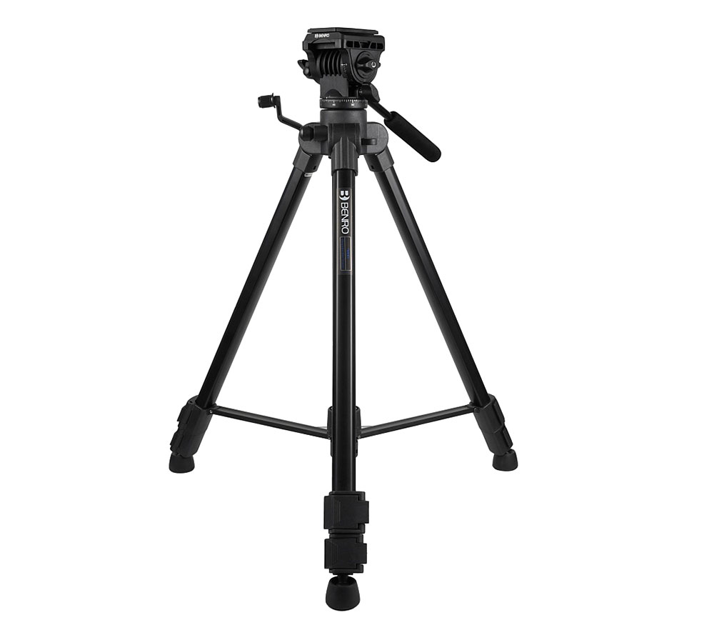 Штатив Benro T980EX c видеоголовой и держателем для смартфона MH2N