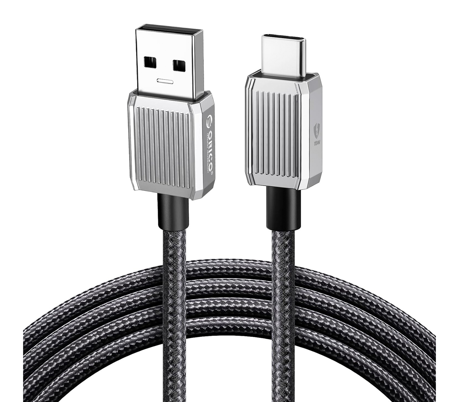 Кабель Orico GQZ15-10, USB 2.0 Type-A / Type-C, 3А 15Вт, 1 м