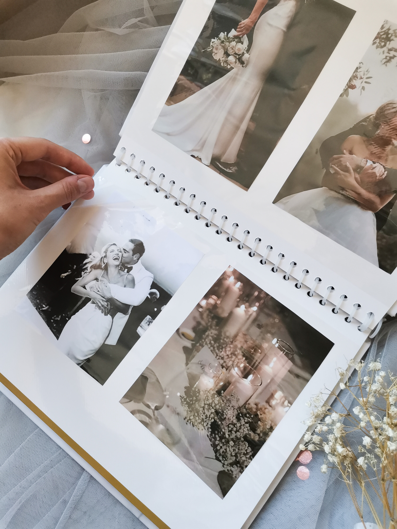 Фотоальбом Полином 20 листов 23х28 см, магнитный, «SPb city art: teal»