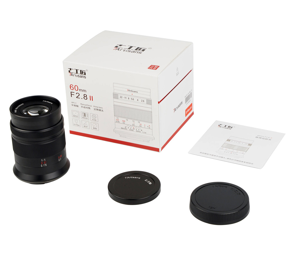 Объектив 7Artisans 60mm f/2.8 II Macro Micro 4/3