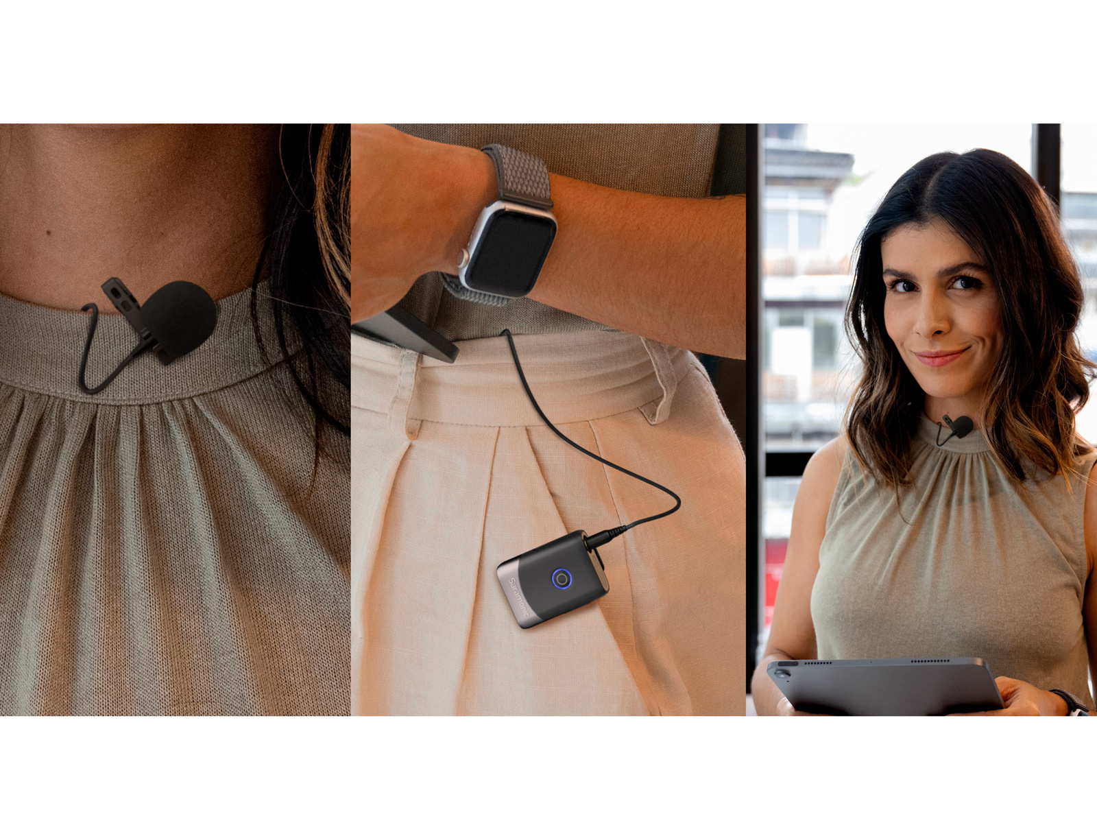 Беспроводная система Saramonic Mix, 2 микрофона, USB-C / Lightning / 3.5 мм, кейс