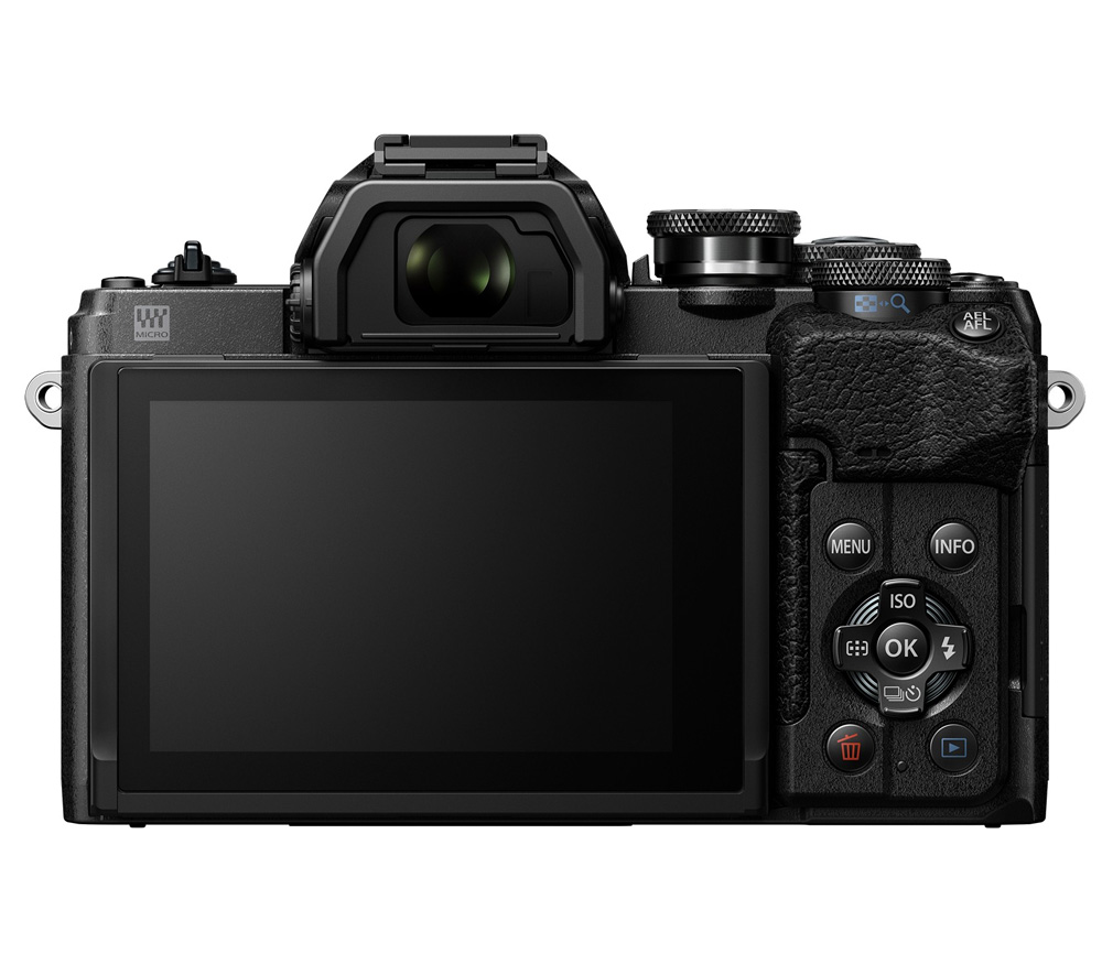 Беззеркальный фотоаппарат Olympus OM-D E-M10 Mark IV Kit 14-42 EZ + 40-150 R, черный
