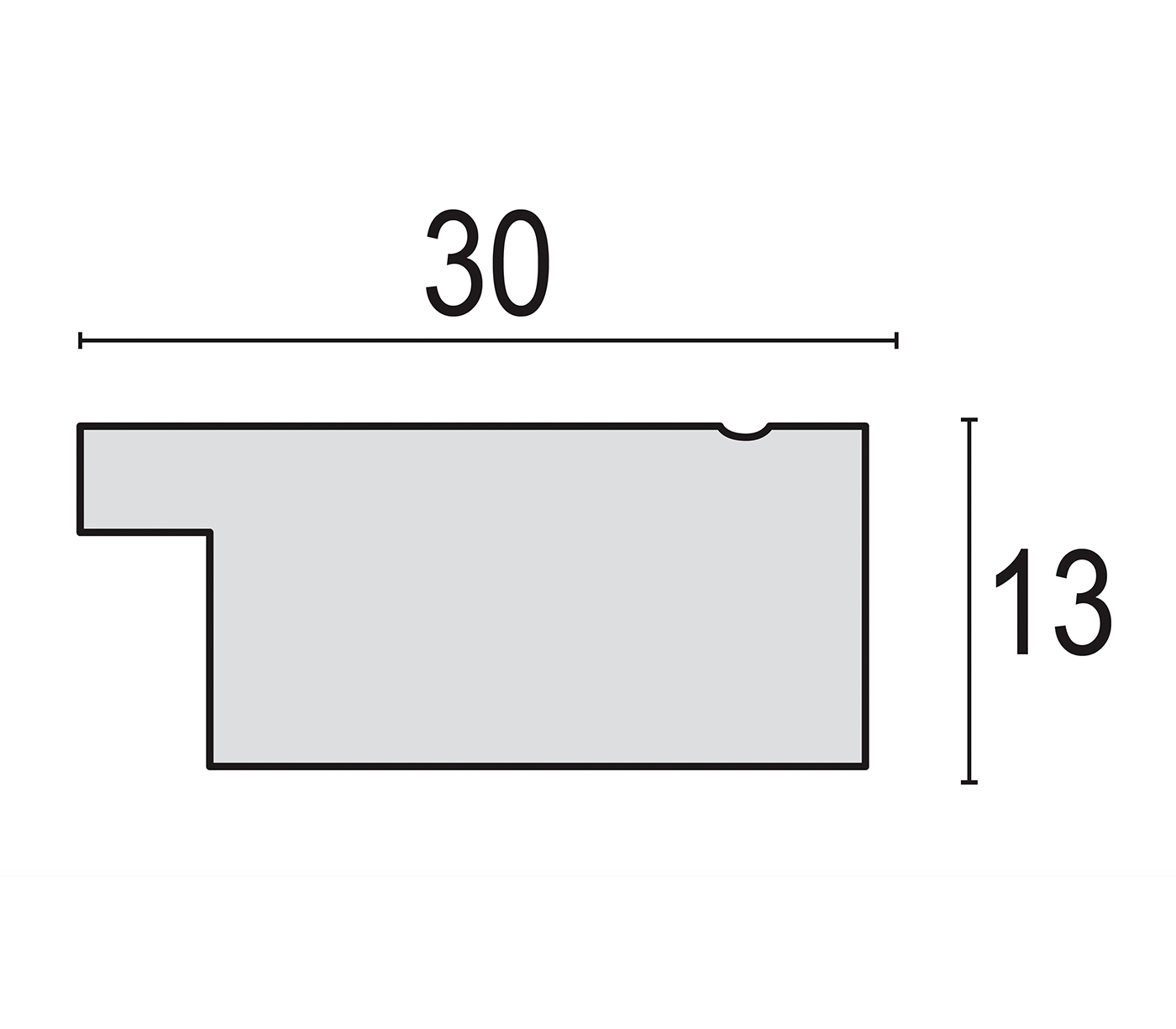 Фоторамка ZEP 20x30 см, WE723 ISCHIA GREY