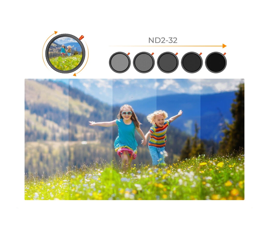 Светофильтр K&F Concept C-Series CPL / ND2-32 / Black Mist 1/4, 72 мм