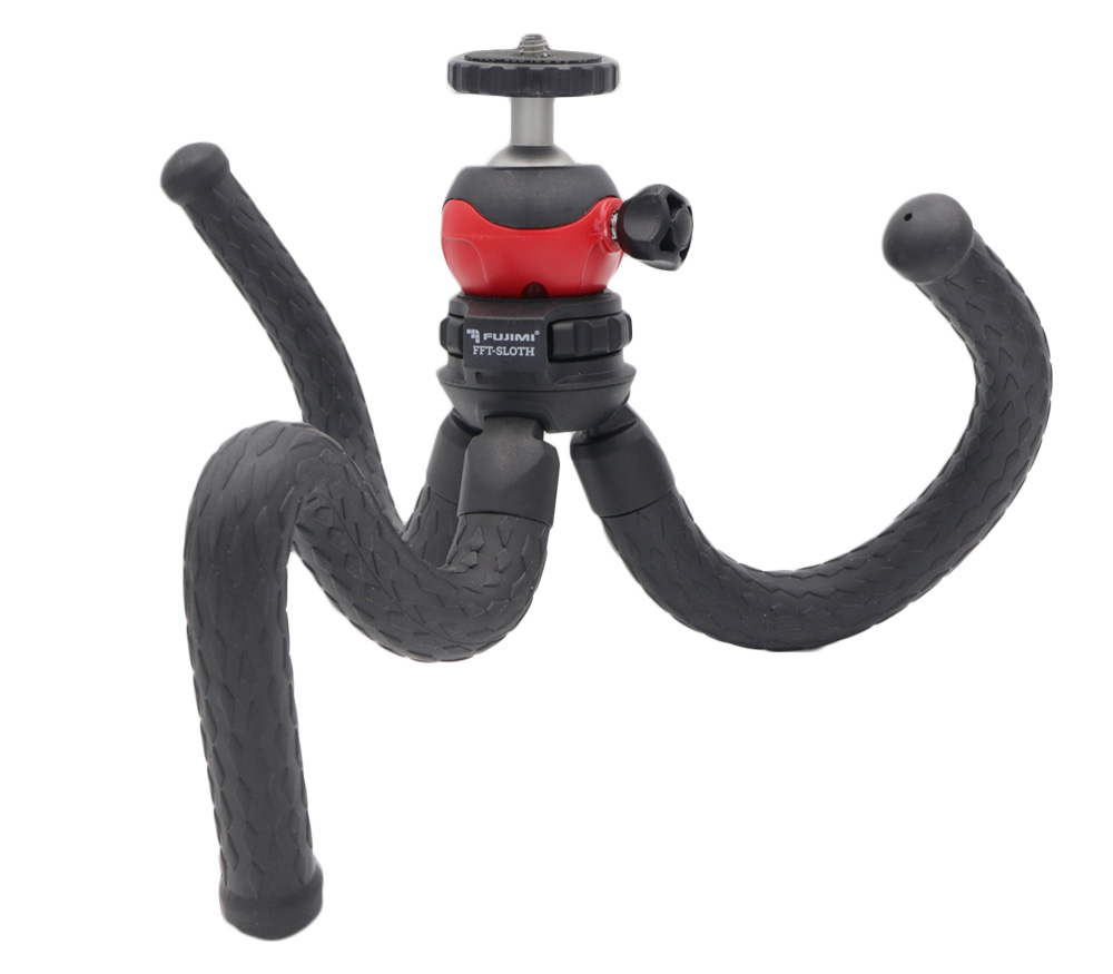 Мини-штатив Fujimi FFT-SLOTH, гибкий, с адаптером для смартфонов и GoPro