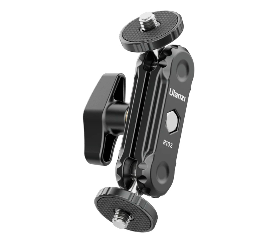 Шарнирный кронштейн Ulanzi R102, винты 1/4", длина 9 см