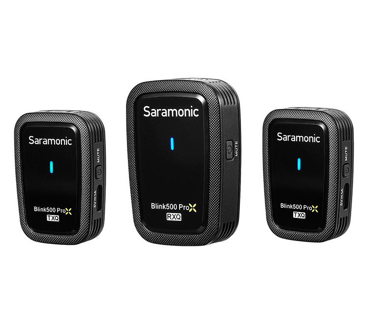 Беспроводная система Saramonic Blink500 ProX Q20, TX+TX+RX, 2.4 ГГц, 3.5 мм TRS / TRRS