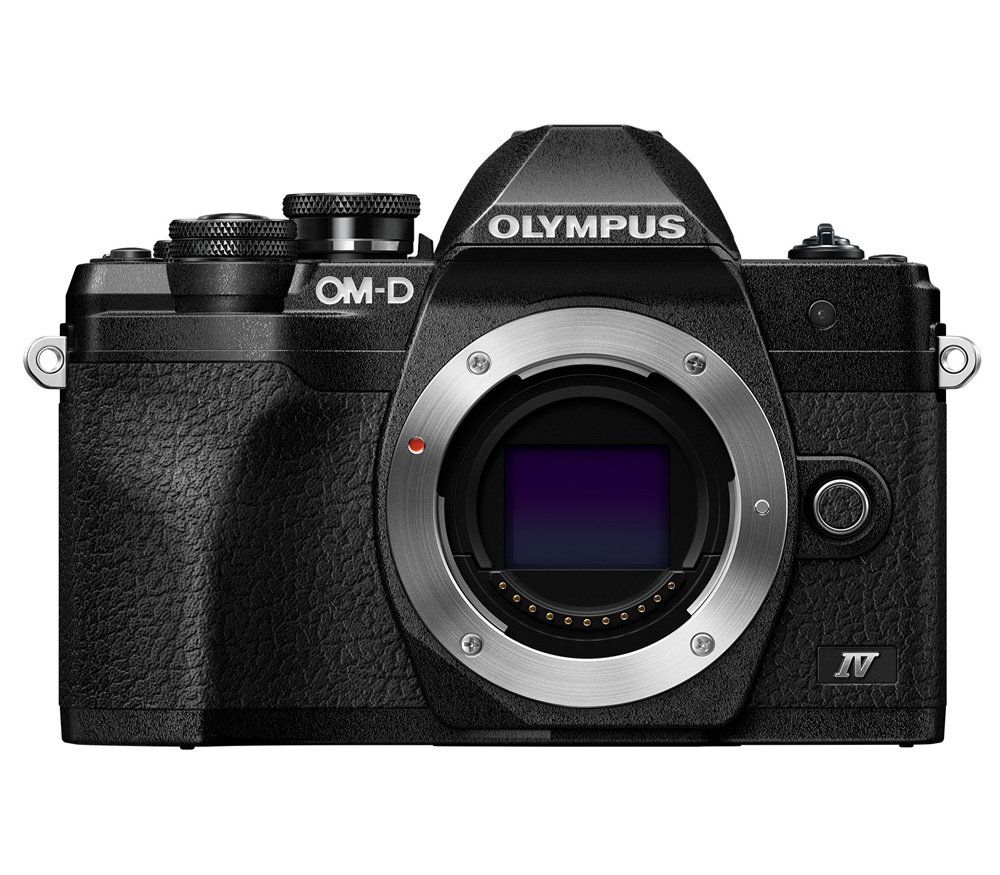 Беззеркальный фотоаппарат Olympus OM-D E-M10 Mark IV Kit 14-42 EZ + 40-150 R, черный